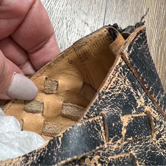 NWT Bed Stu Las Cruces Huarache Woven Pointed Toe SZ 6 - Picture 7 of 8